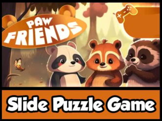 Paw Friends – Slide Puzzle Game